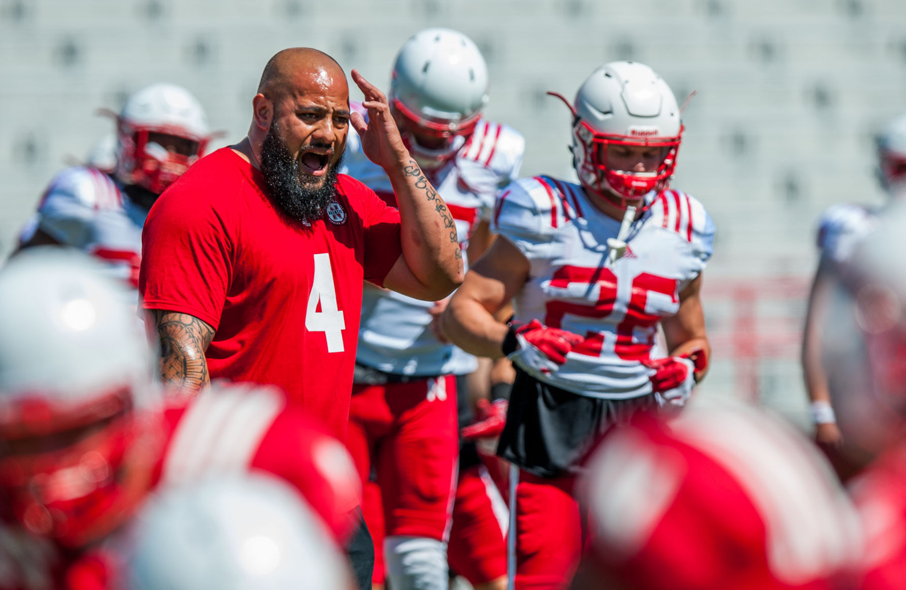 Nebraska Football Practice, 8.13.16